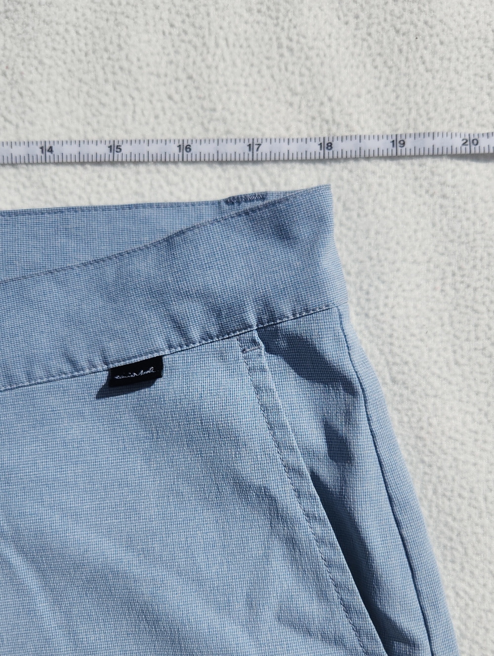 TravisMathew Men’s Light Blue Performance Golf Chino Shorts - Size 36 - Picture 8 of 10